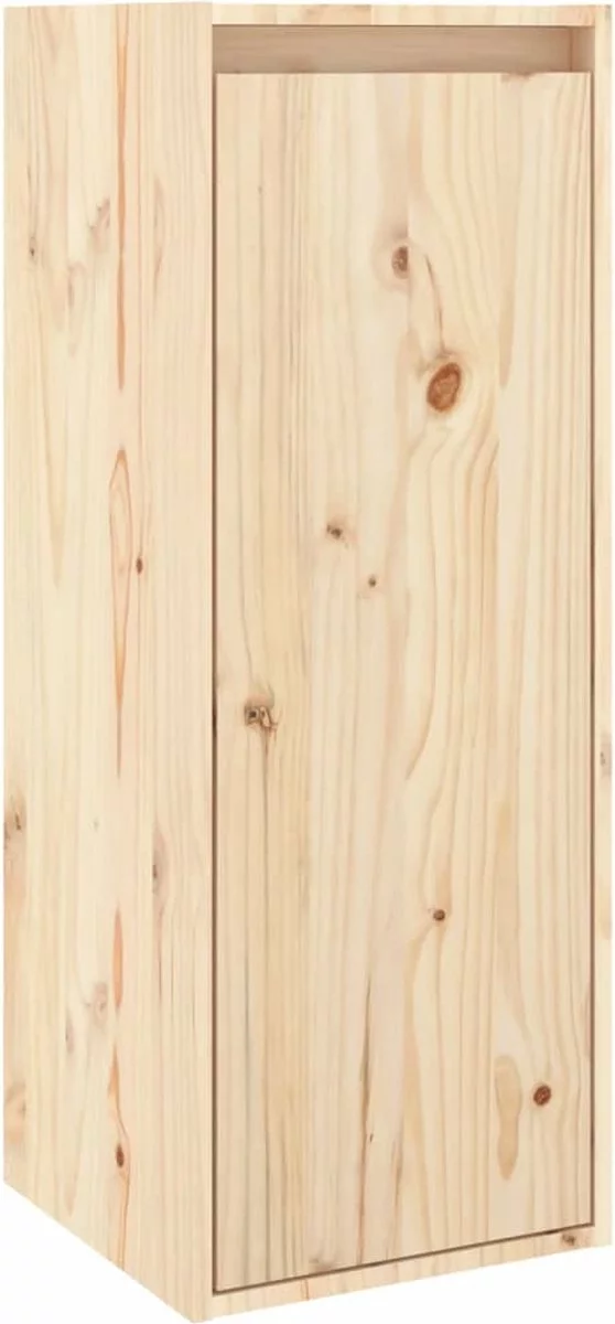 Furniture Limited - Wandkast 30x30x80 Cm Massief Grenenhout 11 Furniture Limited - Wandkast 30x30x80 Cm Massief Grenenhout - Afbeelding 9