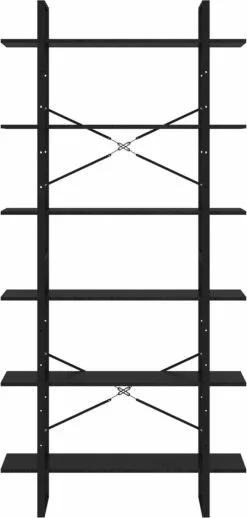 Furniture Limited - Hoge Kast 100x30x210 Spaanplaat Zwart 13 Furniture Limited - Hoge Kast 100x30x210 Spaanplaat Zwart -DECORATIE Winkel 572x1200 1