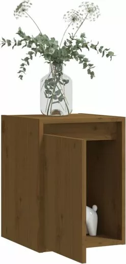 Furniture Limited - Wandkast 30x30x40 Cm Massief Grenenhout Honingbruin -DECORATIE Winkel 576x1200 2