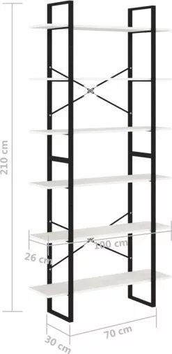 Furniture Limited - Hoge Kast 100x30x210 Cm Massief Grenenhout Wit -DECORATIE Winkel 584x1200 1