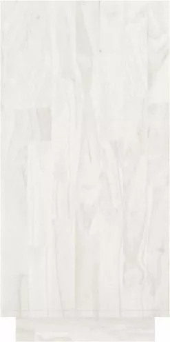 Furniture Limited - Boekenkast 80x35x71 Cm Massief Grenenhout Wit -DECORATIE Winkel 597x1200