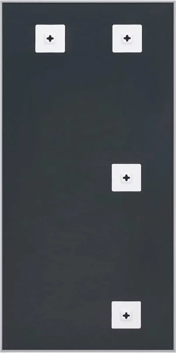 Furniture Limited - Spiegel 120x60 Cm Zilverkleurig 4 Furniture Limited - Spiegel 120x60 Cm Zilverkleurig - Afbeelding 2