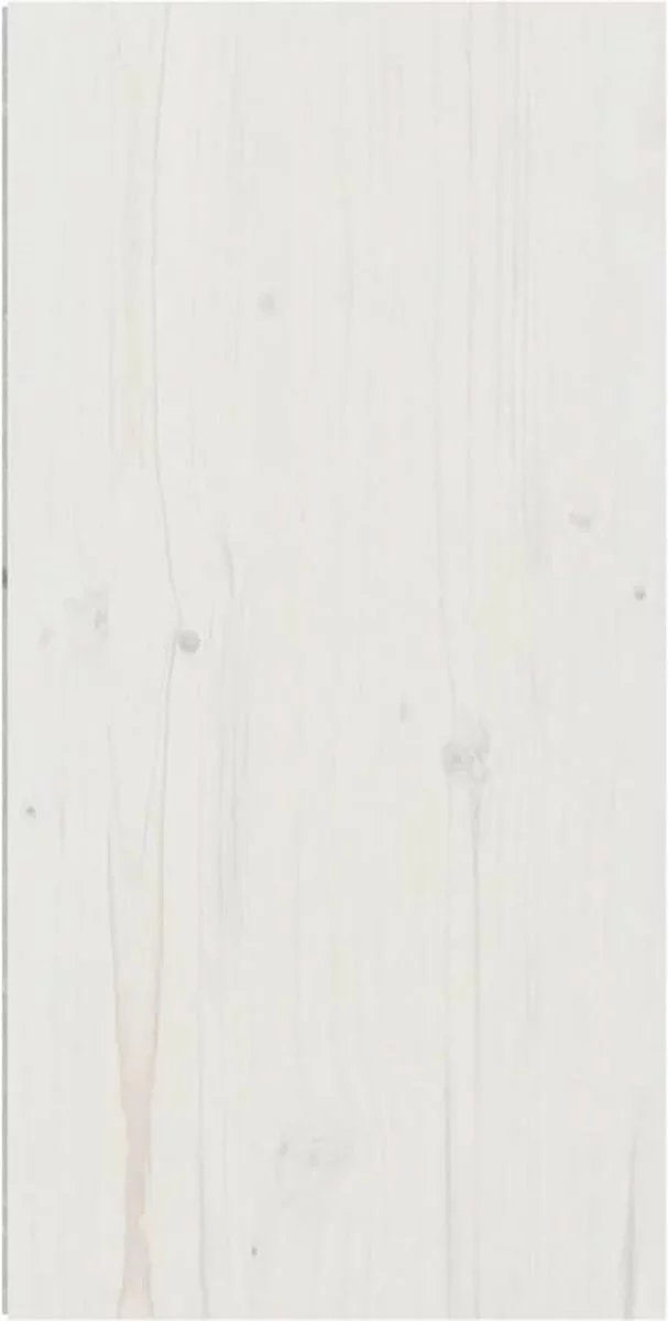 Furniture Limited - Wandkasten 2 St 30x30x60 Cm Massief Grenenhout Wit 9 Furniture Limited - Wandkasten 2 St 30x30x60 Cm Massief Grenenhout Wit - Afbeelding 7