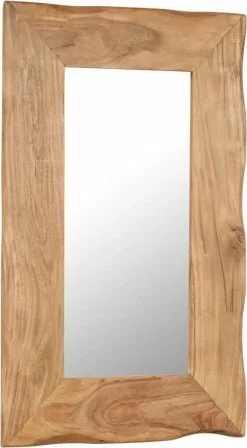 Furniture Limited - Cosmeticaspiegel 50x80 Cm Massief Acaciahout -DECORATIE Winkel 661x1200 4