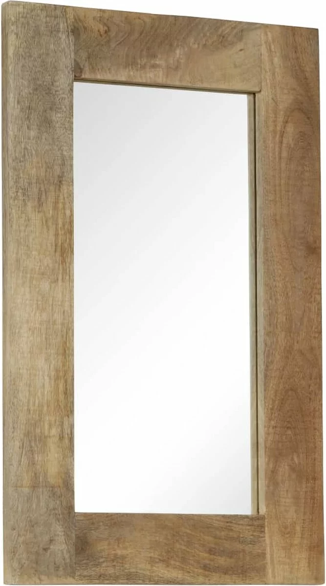 Furniture Limited - Spiegel 50x80 Cm Massief Mangohout 10 Furniture Limited - Spiegel 50x80 Cm Massief Mangohout - Afbeelding 8