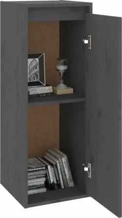 Furniture Limited - Wandkast 30x30x80 Cm Massief Grenenhout Grijs 12 Furniture Limited - Wandkast 30x30x80 Cm Massief Grenenhout Grijs -DECORATIE Winkel 673x1200 4