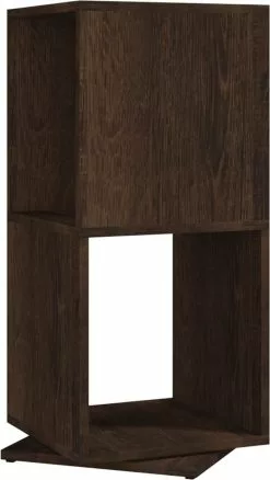 Furniture Limited - Draaikast 34,5x34,5x75,5 Cm Spaanplaat Gerookt Eiken 13 Furniture Limited - Draaikast 34,5x34,5x75,5 Cm Spaanplaat Gerookt Eiken -DECORATIE Winkel 676x1200 2