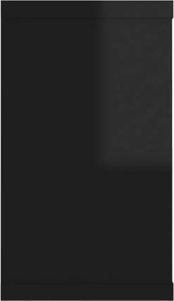 Furniture Limited - Wandschap Kubus 2 St 80x15x26,5 Cm Spaanplaat Hoogglans Zwart -DECORATIE Winkel 694x1200 2