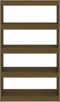 Furniture Limited - Boekenkast/kamerscherm 80x30x135,5 Cm Grenenhout Honingbruin 18 Furniture Limited - Boekenkast/kamerscherm 80x30x135,5 Cm Grenenhout Honingbruin -DECORATIE Winkel 710x1200 1