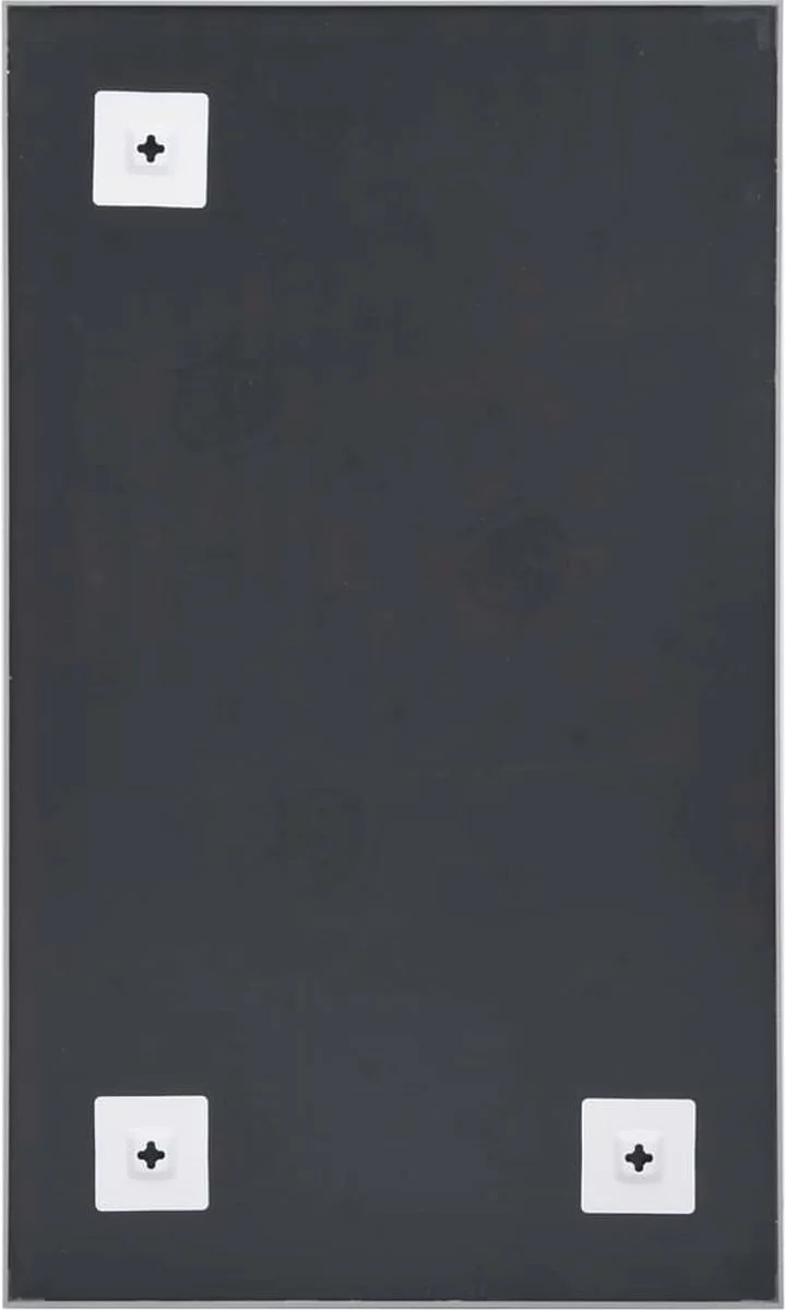 Furniture Limited - Spiegel 100x60 Cm Zilverkleurig 6 Furniture Limited - Spiegel 100x60 Cm Zilverkleurig - Afbeelding 4