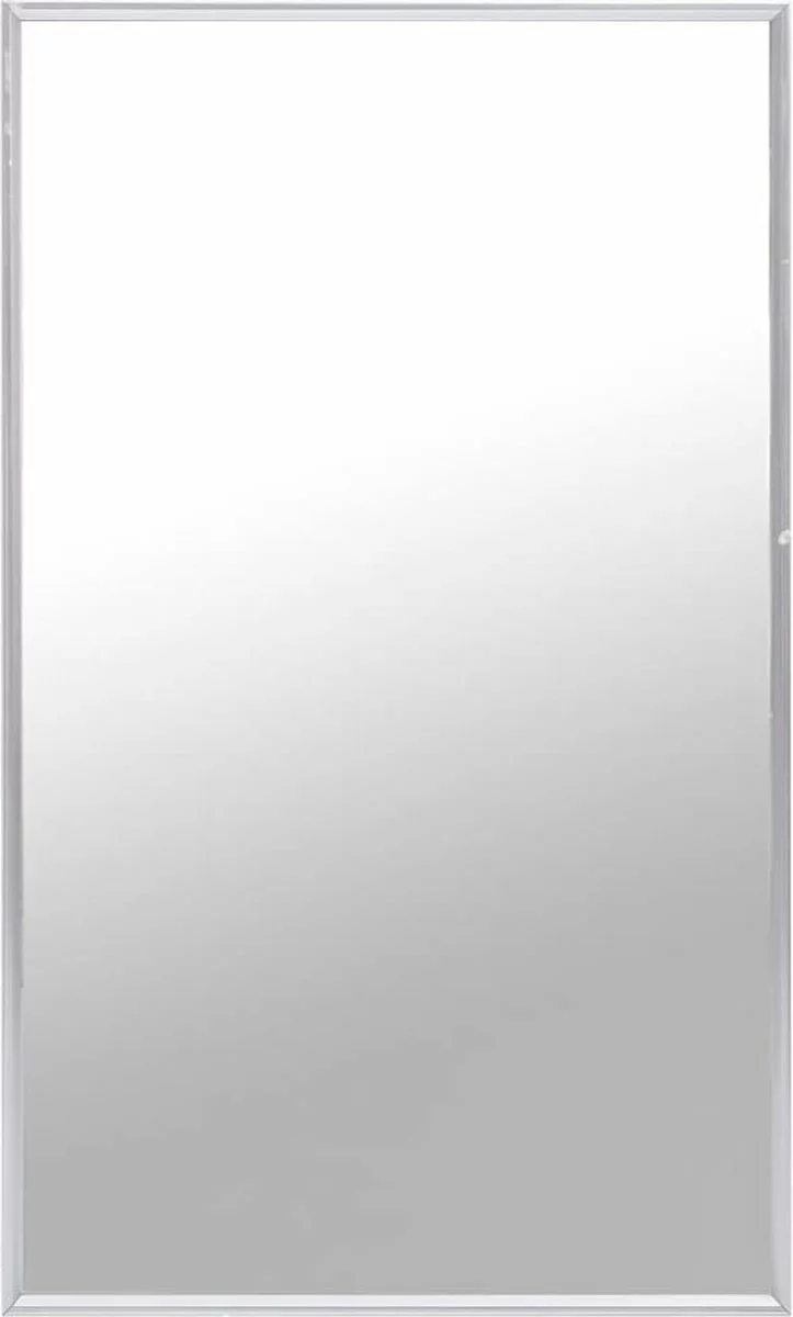 Furniture Limited - Spiegel 100x60 Cm Zilverkleurig 3 Furniture Limited - Spiegel 100x60 Cm Zilverkleurig