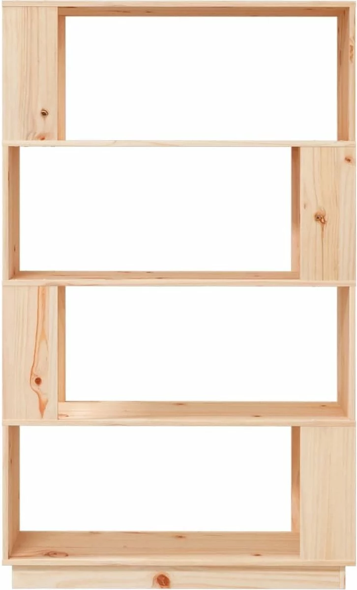 Furniture Limited - Boekenkast/kamerscherm 80x25x132 Cm Massief Grenenhout 10 Furniture Limited - Boekenkast/kamerscherm 80x25x132 Cm Massief Grenenhout - Afbeelding 8