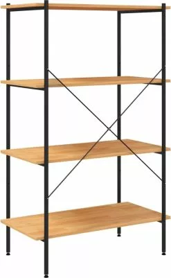 Furniture Limited - Opbergrek 4-laags 80x40x130 Cm Zwart En Eikenkleurig 13 Furniture Limited - Opbergrek 4-laags 80x40x130 Cm Zwart En Eikenkleurig -DECORATIE Winkel 739x1200 2