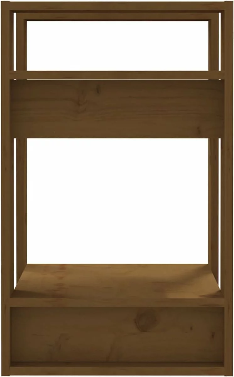 Furniture Limited - Boekenkast/kamerscherm 41x35x57 Cm Grenenhout Honingbruin 7 Furniture Limited - Boekenkast/kamerscherm 41x35x57 Cm Grenenhout Honingbruin - Afbeelding 5