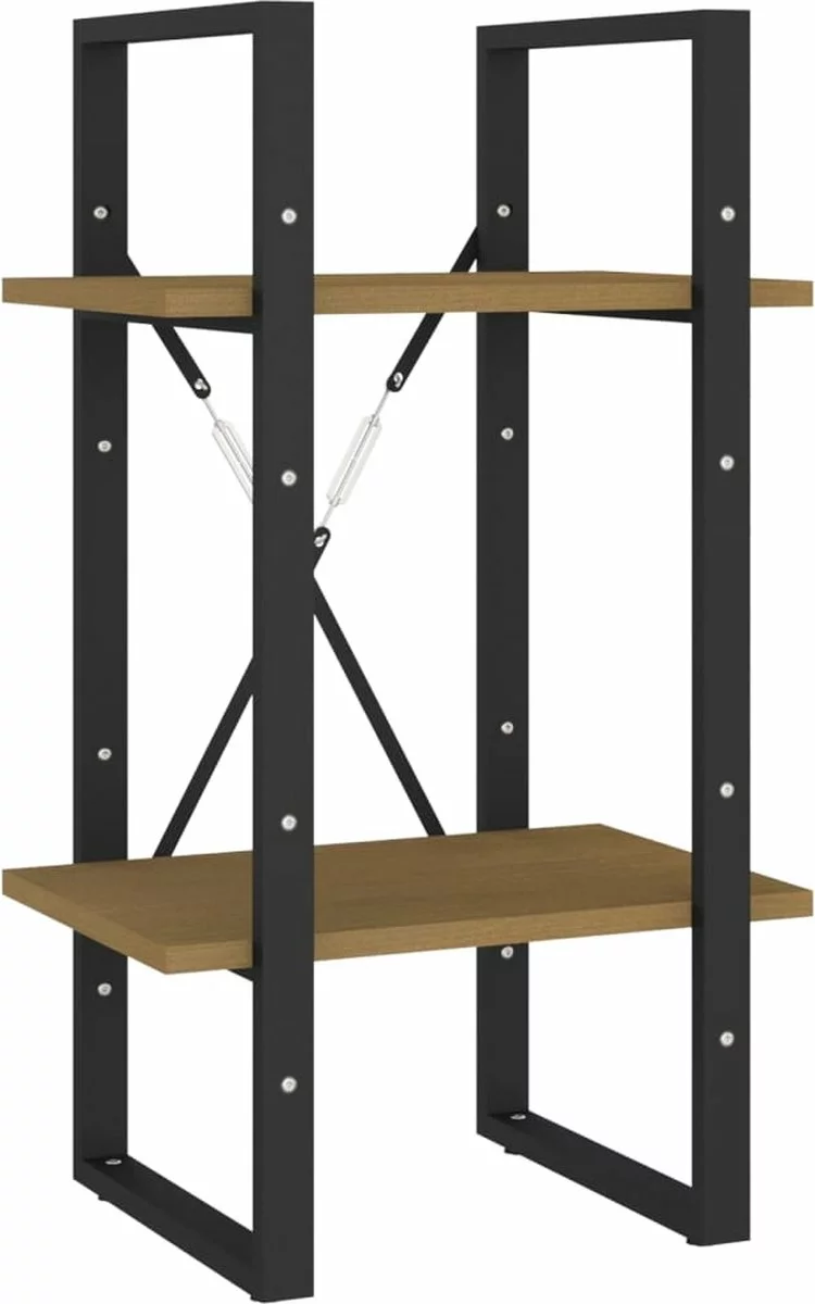 Furniture Limited - Boekenkast Met 2 Schappen 40x30x70 Cm Massief Grenenhout Bruin 10 Furniture Limited - Boekenkast Met 2 Schappen 40x30x70 Cm Massief Grenenhout Bruin - Afbeelding 8