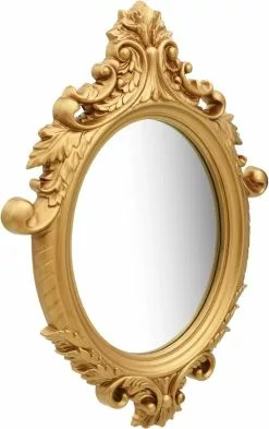 Furniture Limited - Wandspiegel Kasteel Stijl 56x76 Cm Goudkleurig -DECORATIE Winkel 754x1200 3