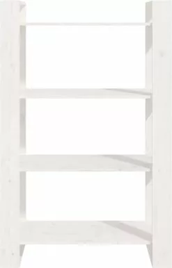 Furniture Limited - Boekenkast/kamerscherm 80x35x125 Cm Massief Grenenhout Wit 18 Furniture Limited - Boekenkast/kamerscherm 80x35x125 Cm Massief Grenenhout Wit -DECORATIE Winkel 767x1200 1