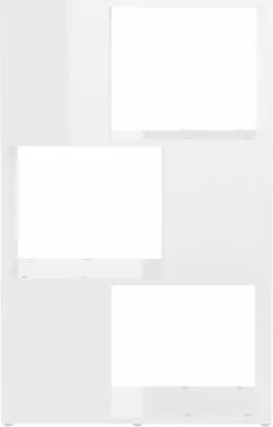 Furniture Limited - Boekenkast/kamerscherm 60x24x94 Cm Spaanplaat Hoogglans Wit 14 Furniture Limited - Boekenkast/kamerscherm 60x24x94 Cm Spaanplaat Hoogglans Wit -DECORATIE Winkel 768x1200