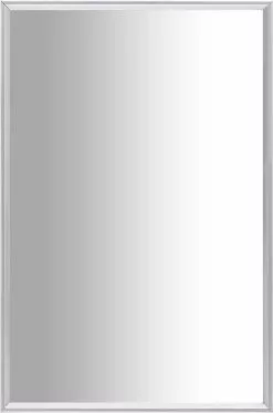Furniture Limited - Spiegel 60x40 Cm Zilverkleurig