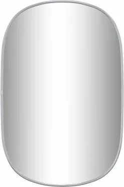 Furniture Limited - Wandspiegel 60x40 Cm Zilverkleurig