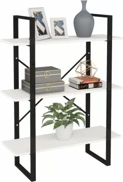 Furniture Limited - Boekenkast Met 3 Schappen 80x30x105 Cm Massief Grenenhout Wit 18 Furniture Limited - Boekenkast Met 3 Schappen 80x30x105 Cm Massief Grenenhout Wit -DECORATIE Winkel 810x1200 1