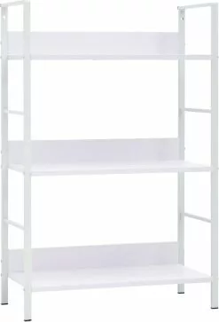 Furniture Limited - Boekenkast Met 3 Schappen 60x27,6x90,5 Cm Spaanplaat Wit 15 Furniture Limited - Boekenkast Met 3 Schappen 60x27,6x90,5 Cm Spaanplaat Wit -DECORATIE Winkel 817x1200