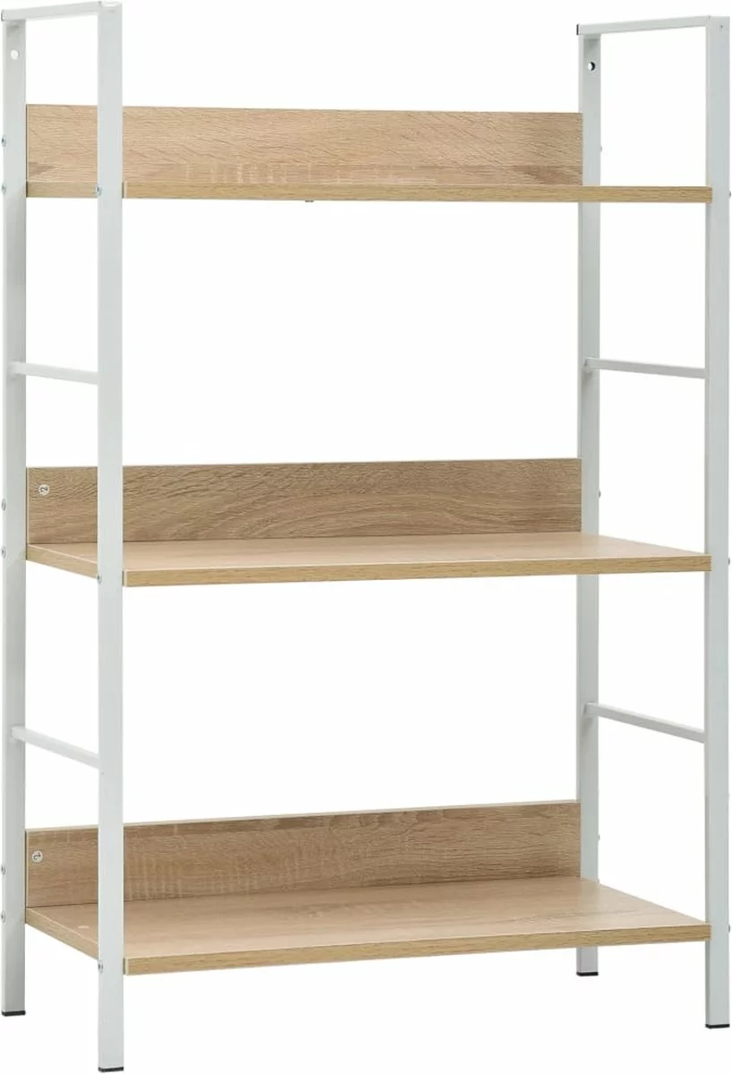 Furniture Limited - Boekenkast Met 3 Schappen 60x27,6x90,5 Cm Spaanplaat Eikenkleur 9 Furniture Limited - Boekenkast Met 3 Schappen 60x27,6x90,5 Cm Spaanplaat Eikenkleur - Afbeelding 7