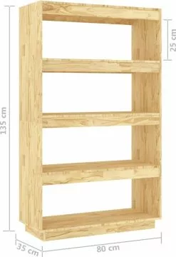 Furniture Limited - Boekenkast/kamerscherm 80x35x135 Cm Massief Grenenhout 18 Furniture Limited - Boekenkast/kamerscherm 80x35x135 Cm Massief Grenenhout -DECORATIE Winkel 824x1200 2