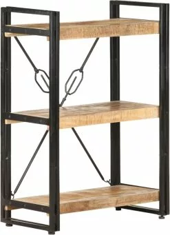 Furniture Limited - Boekenkast Met 3 Schappen 60x30x80 Cm Massief Mangohout 17 Furniture Limited - Boekenkast Met 3 Schappen 60x30x80 Cm Massief Mangohout -DECORATIE Winkel 868x1200 3
