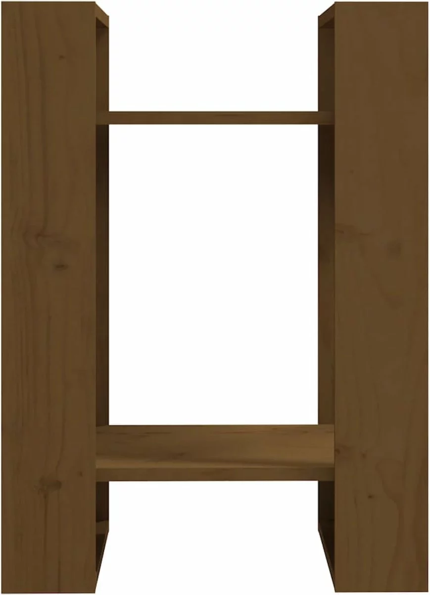 Furniture Limited - Boekenkast/kamerscherm 41x35x57 Cm Grenenhout Honingbruin 4 Furniture Limited - Boekenkast/kamerscherm 41x35x57 Cm Grenenhout Honingbruin - Afbeelding 2