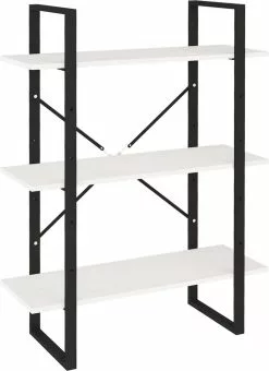 Furniture Limited - Boekenkast Met 3 Schappen 80x30x105 Cm Massief Grenenhout Wit 19 Furniture Limited - Boekenkast Met 3 Schappen 80x30x105 Cm Massief Grenenhout Wit -DECORATIE Winkel 872x1200 1