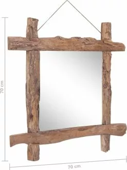 Furniture Limited - Spiegel Houtblokken 70x70 Cm Massief Gerecycled Hout Furniture Limited -l 14 Furniture Limited - Spiegel Houtblokken 70x70 Cm Massief Gerecycled Hout Furniture Limited -l -DECORATIE Winkel 893x1200 8