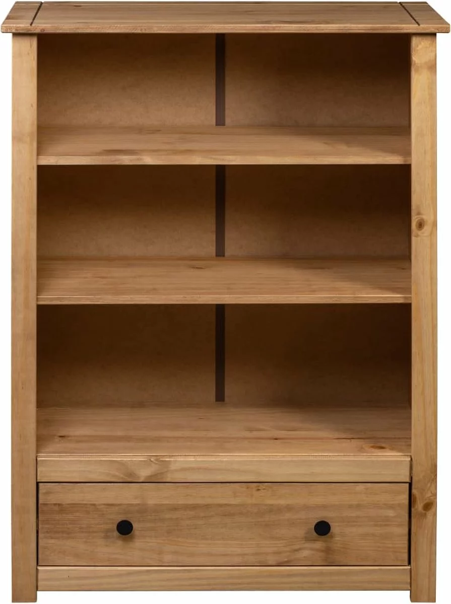 Furniture Limited - Boekenkast Panama Range 80x35x110 Cm Massief Grenenhout 8 Furniture Limited - Boekenkast Panama Range 80x35x110 Cm Massief Grenenhout - Afbeelding 6