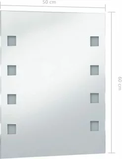 Furniture Limited - Badkamerspiegel LED 50x60 Cm -DECORATIE Winkel 925x1200 3