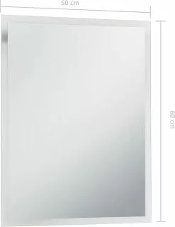 Furniture Limited - Badkamerspiegel LED 50x60 Cm -DECORATIE Winkel 926x1200 3