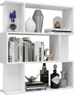 Furniture Limited - Boekenkast/kamerscherm 80x24x96 Cm Hoogglans Wit 14 Furniture Limited - Boekenkast/kamerscherm 80x24x96 Cm Hoogglans Wit -DECORATIE Winkel 930x1200 1