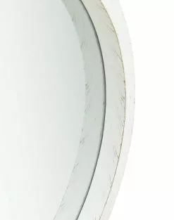Furniture Limited - Wandspiegel Met Band 60 Cm Wit -DECORATIE Winkel 946x1200