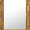 Furniture Limited - Wandspiegel Barok Stijl 50x60 Cm Goudkleurig