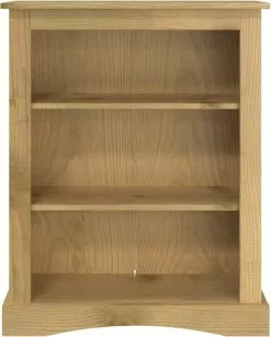 Furniture Limited - Boekenkast Grenenhout Met 3 Planken Corona-stijl 81x29x100 Cm -DECORATIE Winkel 964x1200