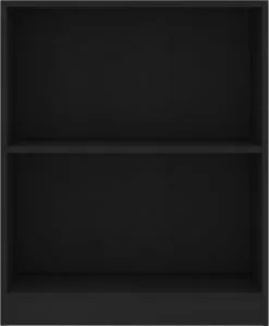 Furniture Limited - Boekenkast 60x24x74,5 Cm Bewerkt Hout Zwart -DECORATIE Winkel 991x1200