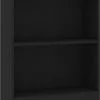 Furniture Limited - Boekenkast 60x24x74,5 Cm Bewerkt Hout Zwart -DECORATIE Winkel 992x1200 1