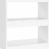 Furniture Limited - Boekenkast/kamerscherm 60x30x72 Cm Wit -DECORATIE Winkel 997x1200